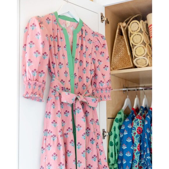 Printfresh NWT x Pencil & Paper Co Vineyard Walks Dress in Triple Crown sz Large - Picture 10 of 10